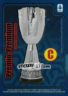Sticker Supercoppa Italiana - Calciatori 2020-2021. Adrenalyn XL n. C - Panini