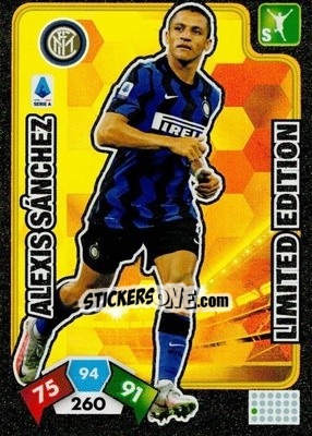 Sticker Alexis Sánchez - Calciatori 2020-2021. Adrenalyn XL n. LE-AS - Panini