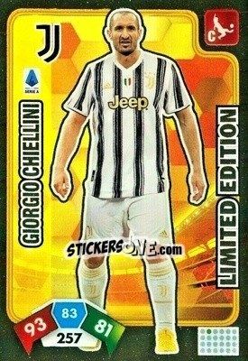 Sticker Giorgio Chiellini - Calciatori 2020-2021. Adrenalyn XL n. LE-GCH - Panini