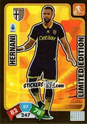 Figurina Hernani - Calciatori 2020-2021. Adrenalyn XL - Panini