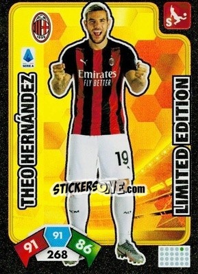 Figurina Theo Hernández - Calciatori 2020-2021. Adrenalyn XL - Panini