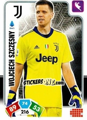 Sticker Wojciech Szczesny - Calciatori 2020-2021. Adrenalyn XL n. 1 - Panini