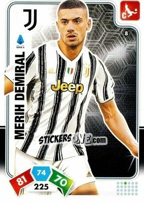 Sticker Merih Demiral - Calciatori 2020-2021. Adrenalyn XL - Panini