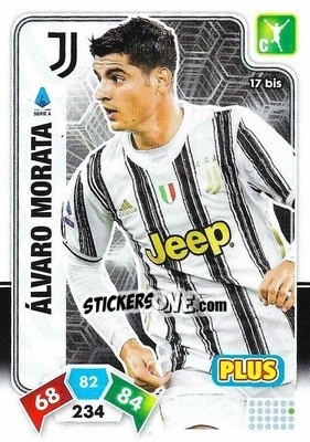 Figurina Álvaro Morata - Calciatori 2020-2021. Adrenalyn XL - Panini