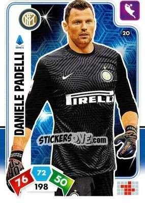 Figurina Daniele Padelli - Calciatori 2020-2021. Adrenalyn XL - Panini