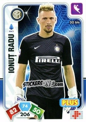 Sticker Ionuț Radu - Calciatori 2020-2021. Adrenalyn XL - Panini