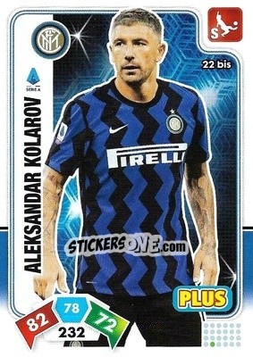 Sticker Aleksandar Kolarov - Calciatori 2020-2021. Adrenalyn XL n. 22bis - Panini