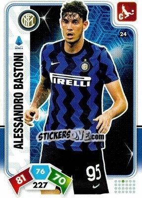 Sticker Alessandro Bastoni - Calciatori 2020-2021. Adrenalyn XL - Panini