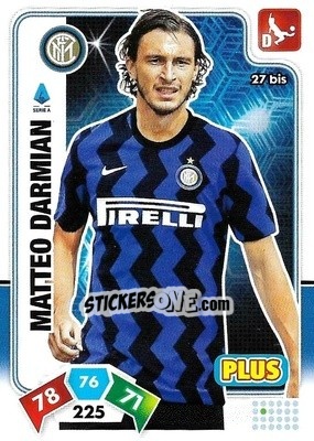 Cromo Matteo Darmian - Calciatori 2020-2021. Adrenalyn XL - Panini