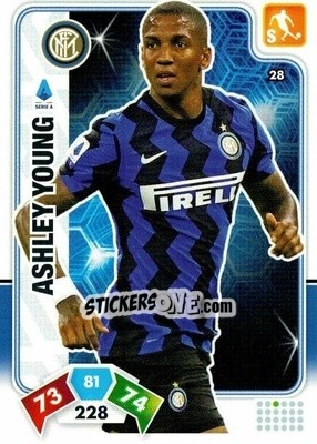 Sticker Ashley Young - Calciatori 2020-2021. Adrenalyn XL - Panini