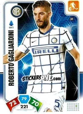Sticker Roberto Gagliardini - Calciatori 2020-2021. Adrenalyn XL - Panini