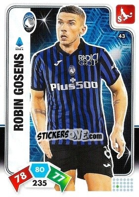 Sticker Robin Gosens - Calciatori 2020-2021. Adrenalyn XL n. 43 - Panini