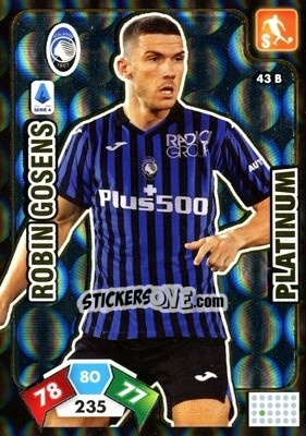 Sticker Robin Gosens - Calciatori 2020-2021. Adrenalyn XL n. 43B - Panini