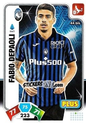 Sticker Fabio Depaoli - Calciatori 2020-2021. Adrenalyn XL n. 44bis - Panini