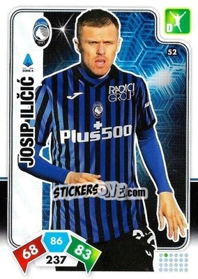 Sticker Josip Ilicic - Calciatori 2020-2021. Adrenalyn XL n. 52 - Panini