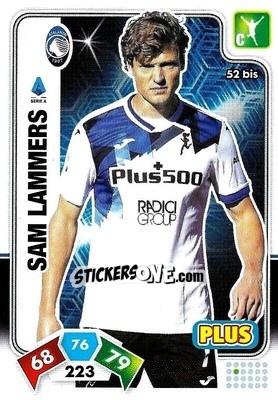 Sticker Sam Lammers - Calciatori 2020-2021. Adrenalyn XL - Panini