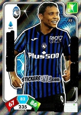 Sticker Luis Muriel - Calciatori 2020-2021. Adrenalyn XL n. 53 - Panini