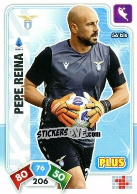 Sticker Pepe Reina - Calciatori 2020-2021. Adrenalyn XL - Panini