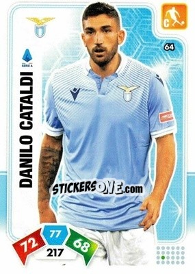 Sticker Danilo Cataldi - Calciatori 2020-2021. Adrenalyn XL n. 64 - Panini