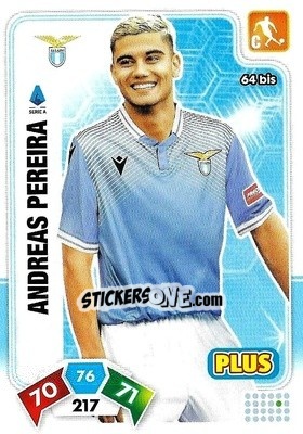 Sticker Andreas Pereira - Calciatori 2020-2021. Adrenalyn XL - Panini