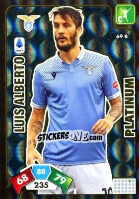 Sticker Luis Alberto - Calciatori 2020-2021. Adrenalyn XL n. 69B - Panini