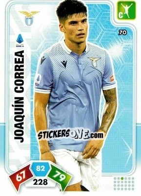 Sticker Joaquín Correa - Calciatori 2020-2021. Adrenalyn XL n. 70 - Panini