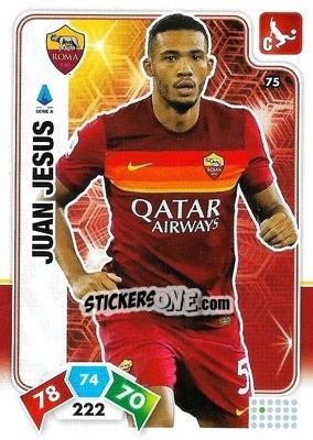 Figurina Juan Jesus - Calciatori 2020-2021. Adrenalyn XL - Panini