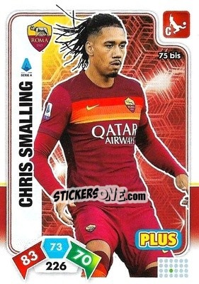 Sticker Chris Smalling - Calciatori 2020-2021. Adrenalyn XL n. 75bis - Panini