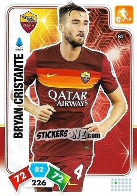 Sticker Bryan Cristante - Calciatori 2020-2021. Adrenalyn XL - Panini