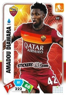 Sticker Amadou Diawara - Calciatori 2020-2021. Adrenalyn XL - Panini