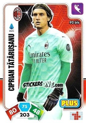 Cromo Ciprian Tătărușanu - Calciatori 2020-2021. Adrenalyn XL - Panini