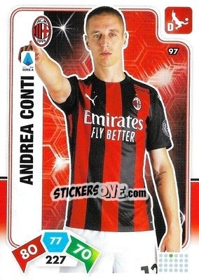 Sticker Andrea Conti - Calciatori 2020-2021. Adrenalyn XL - Panini