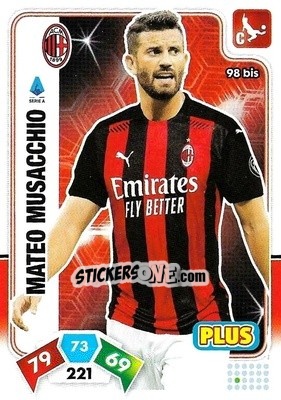 Sticker Mateo Musacchio - Calciatori 2020-2021. Adrenalyn XL - Panini