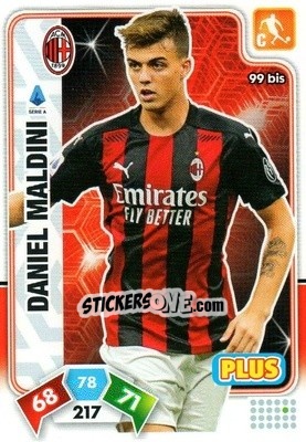 Sticker Daniel Maldini - Calciatori 2020-2021. Adrenalyn XL - Panini