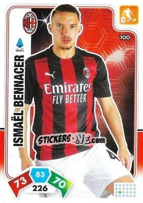 Sticker Ismaël Bennacer - Calciatori 2020-2021. Adrenalyn XL - Panini