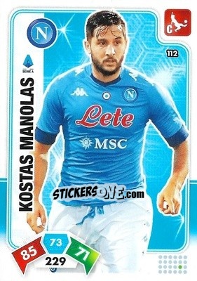 Figurina Kostas Manolas - Calciatori 2020-2021. Adrenalyn XL - Panini