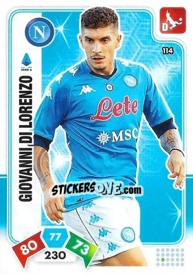 Sticker Giovanni Di Lorenzo - Calciatori 2020-2021. Adrenalyn XL n. 114 - Panini