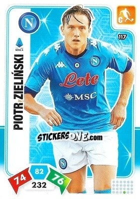Sticker Piotr Zielinski - Calciatori 2020-2021. Adrenalyn XL n. 117 - Panini