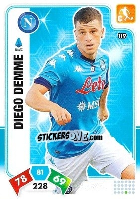 Sticker Diego Demme - Calciatori 2020-2021. Adrenalyn XL - Panini