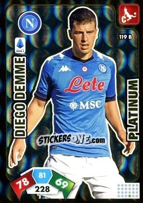 Sticker Diego Demme - Calciatori 2020-2021. Adrenalyn XL - Panini