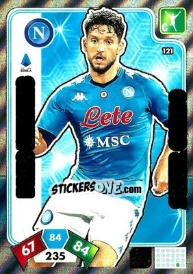 Sticker Dries Mertens - Calciatori 2020-2021. Adrenalyn XL n. 121 - Panini