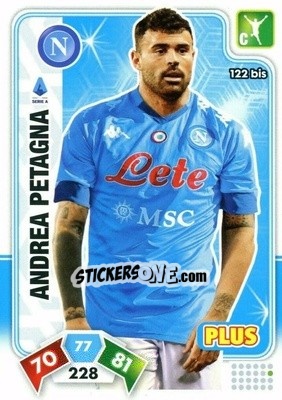 Sticker Andrea Petagna - Calciatori 2020-2021. Adrenalyn XL - Panini