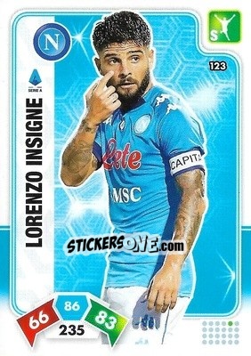 Sticker Lorenzo Insigne - Calciatori 2020-2021. Adrenalyn XL - Panini