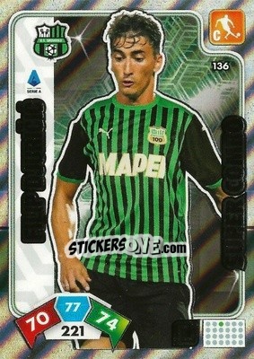Sticker Filip Djuricic - Calciatori 2020-2021. Adrenalyn XL n. 136 - Panini