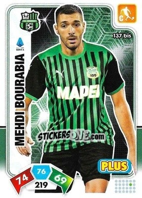 Sticker Mehdi Bourabia - Calciatori 2020-2021. Adrenalyn XL n. 137bis - Panini