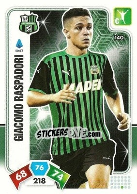 Sticker Giacomo Raspadori - Calciatori 2020-2021. Adrenalyn XL - Panini