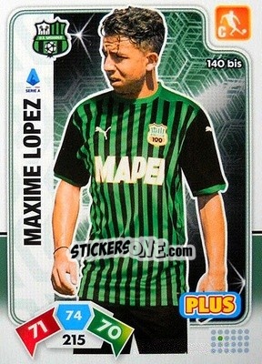 Sticker Maxime Lopez - Calciatori 2020-2021. Adrenalyn XL - Panini