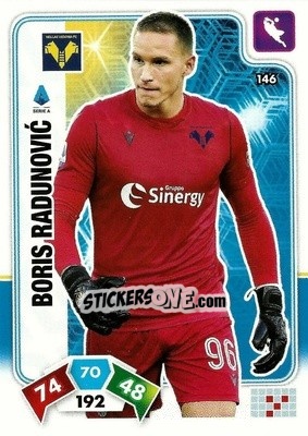 Sticker Boris Radunovic - Calciatori 2020-2021. Adrenalyn XL - Panini