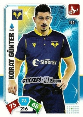 Figurina Koray Günter - Calciatori 2020-2021. Adrenalyn XL - Panini