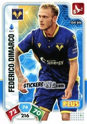 Sticker Federico Dimarco - Calciatori 2020-2021. Adrenalyn XL n. 154bis - Panini